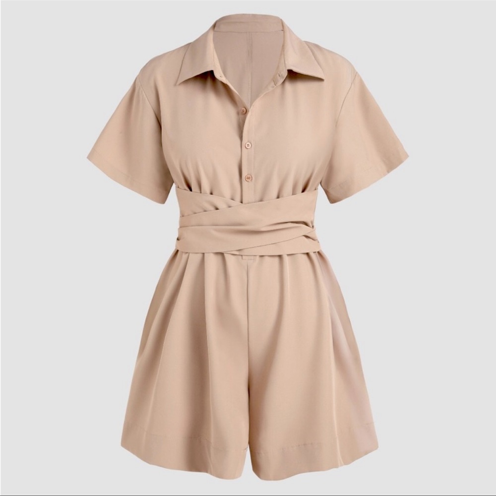 Cider Tan Playsuit NWT